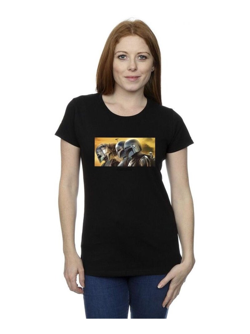 Star Wars - T-shirt THE MANDALORIAN Noir - Kiabi