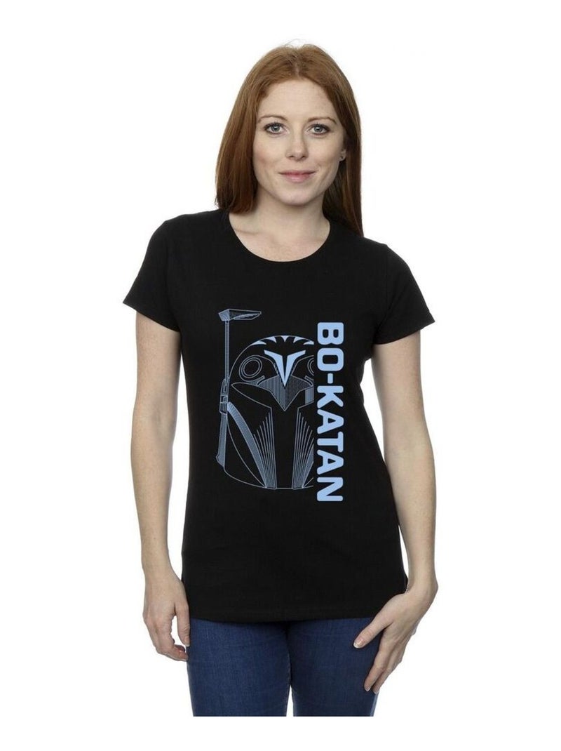 Star Wars - T-shirt THE MANDALORIAN Noir - Kiabi