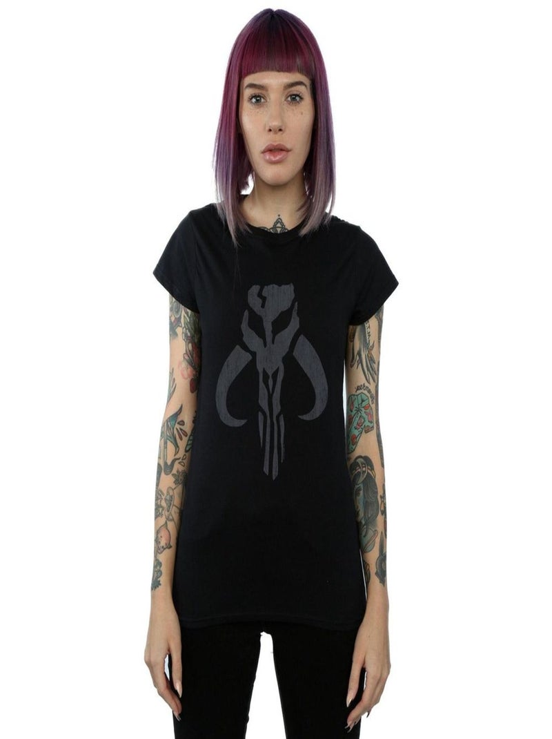 Star Wars - T-shirt THE MANDALORIAN Noir - Kiabi