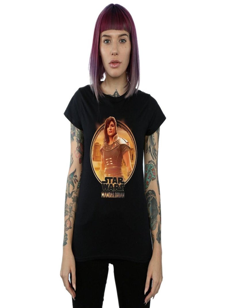 Star Wars - T-shirt THE MANDALORIAN Noir - Kiabi