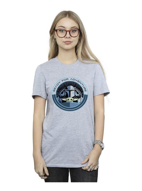 Star Wars - T-shirt THE MANDALORIAN READY FOR ADVENTURE - Kiabi