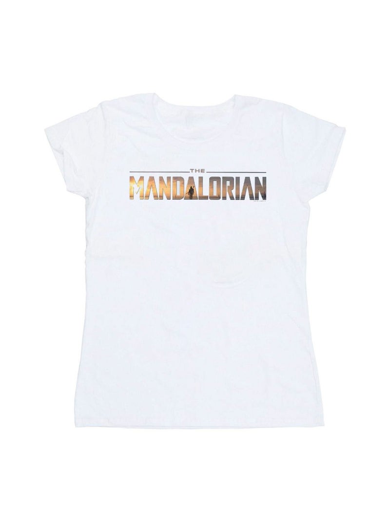 Star Wars - T-shirt THE MANDALORIAN SERIES Blanc - Kiabi