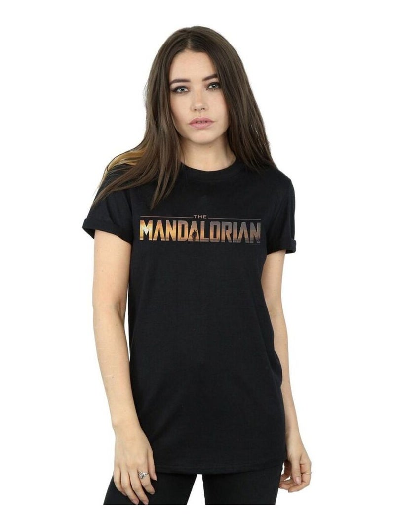 Star Wars - T-shirt THE MANDALORIAN SERIES Noir - Kiabi