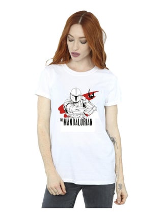 Star Wars - T-shirt THE MANDALORIAN SHOOTS