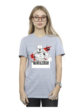 Star Wars - T-shirt THE MANDALORIAN SHOOTS