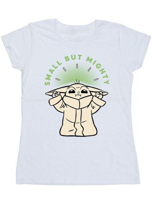 Star Wars - T-shirt THE MANDALORIAN SMALL BUT MIGHTY - Kiabi Star Wars - T-shirt THE MANDALORIAN SMALL BUT MIGHTY - Kiabi