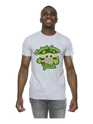 Star Wars - T-shirt THE MANDALORIAN ST PATRICK'S DAY CUTEST CLOVER
