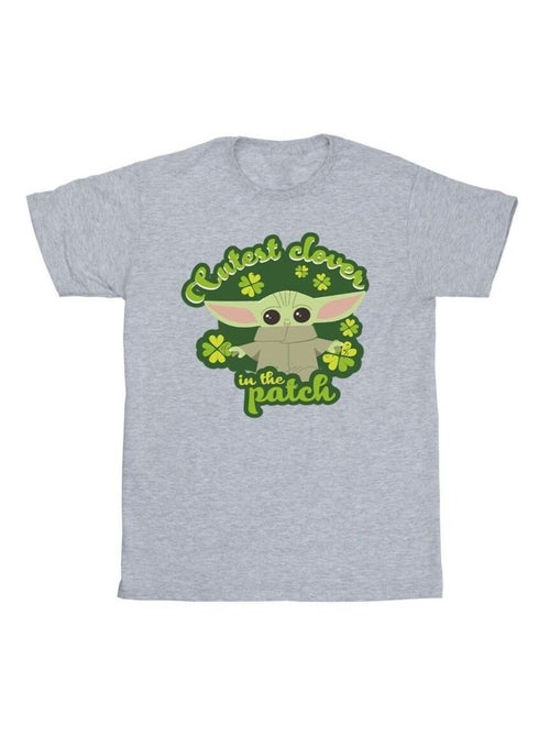 Star Wars - T-shirt THE MANDALORIAN ST PATRICK'S DAY CUTEST CLOVER - Kiabi Star Wars - T-shirt THE MANDALORIAN ST PATRICK'S DAY CUTEST CLOVER - Kiabi