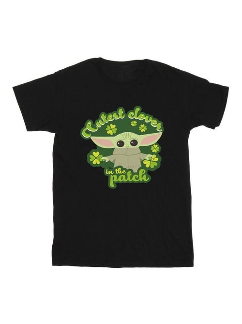Star Wars - T-shirt THE MANDALORIAN ST PATRICK'S DAY CUTEST CLOVER - Kiabi Star Wars - T-shirt THE MANDALORIAN ST PATRICK'S DAY CUTEST CLOVER - Kiabi