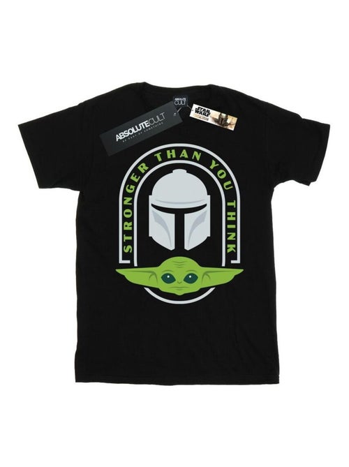 Star Wars - T-shirt THE MANDALORIAN STRONGER THAN YOU THINK - Kiabi Star Wars - T-shirt THE MANDALORIAN STRONGER THAN YOU THINK - Kiabi