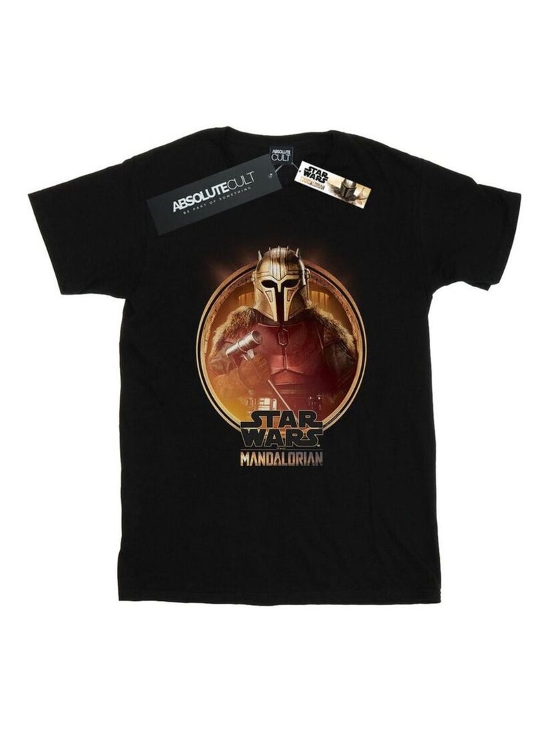 Star Wars - T-shirt THE MANDALORIAN THE ARMORER Noir - Kiabi
