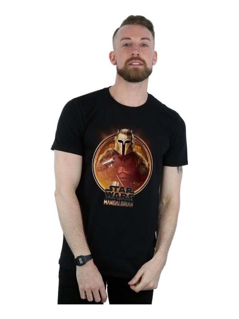 Star Wars - T-shirt THE MANDALORIAN THE ARMORER Noir - Kiabi