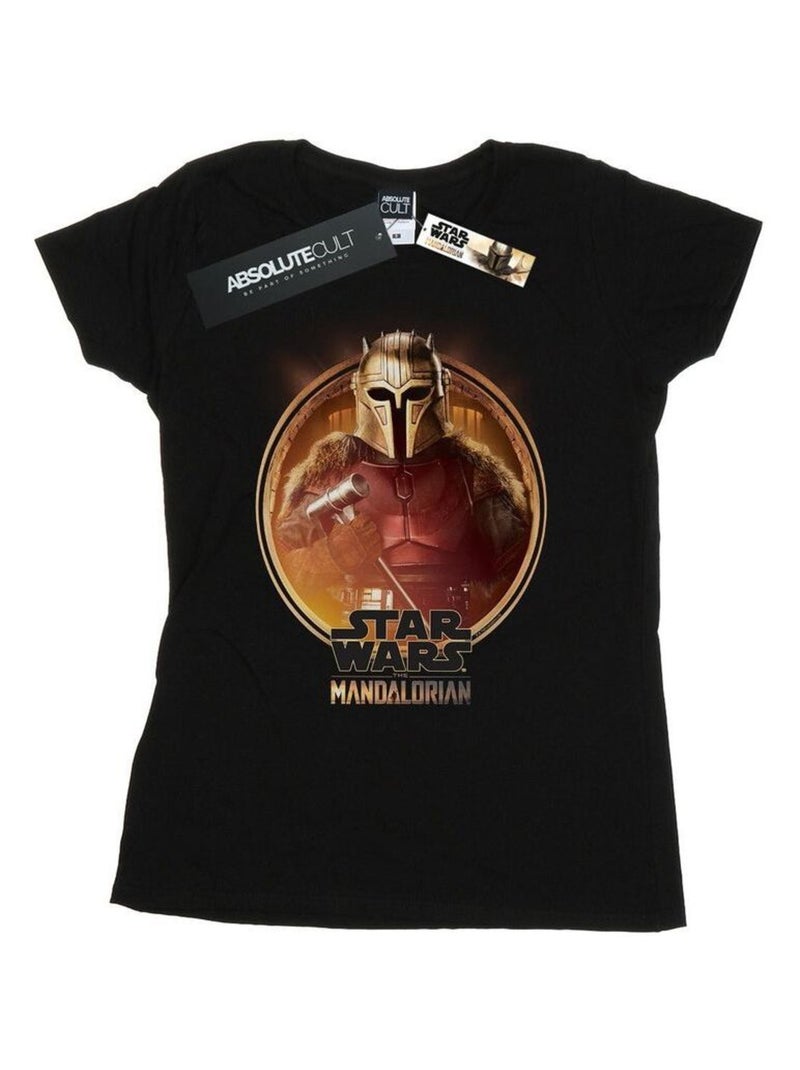 Star Wars - T-shirt THE MANDALORIAN THE ARMORER Noir - Kiabi