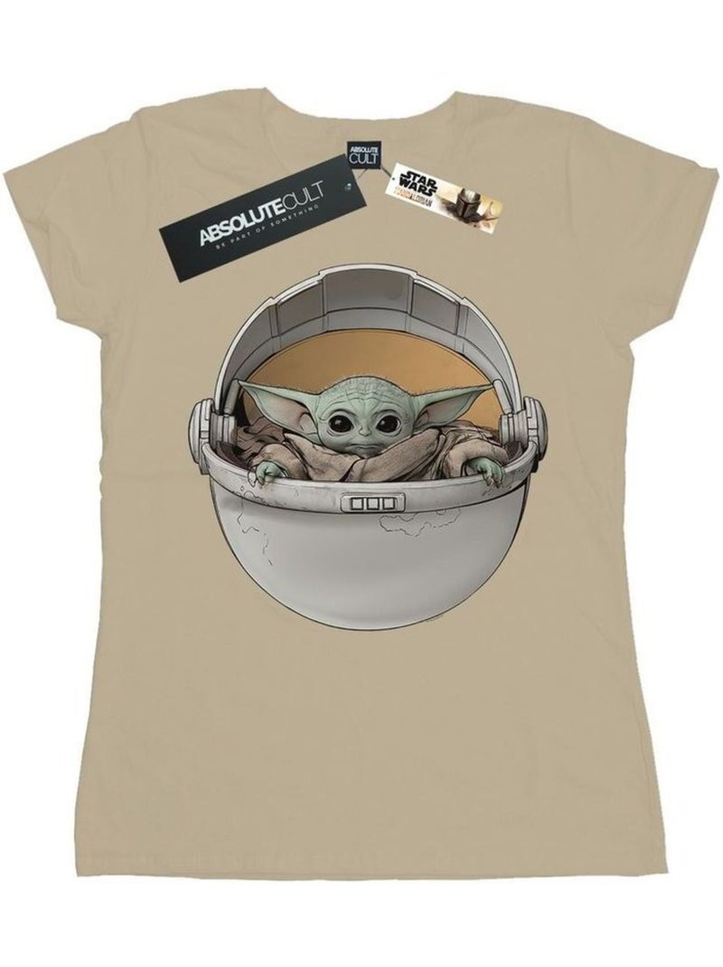 Star Wars - T-shirt THE MANDALORIAN THE CHILD Beige sable - Kiabi