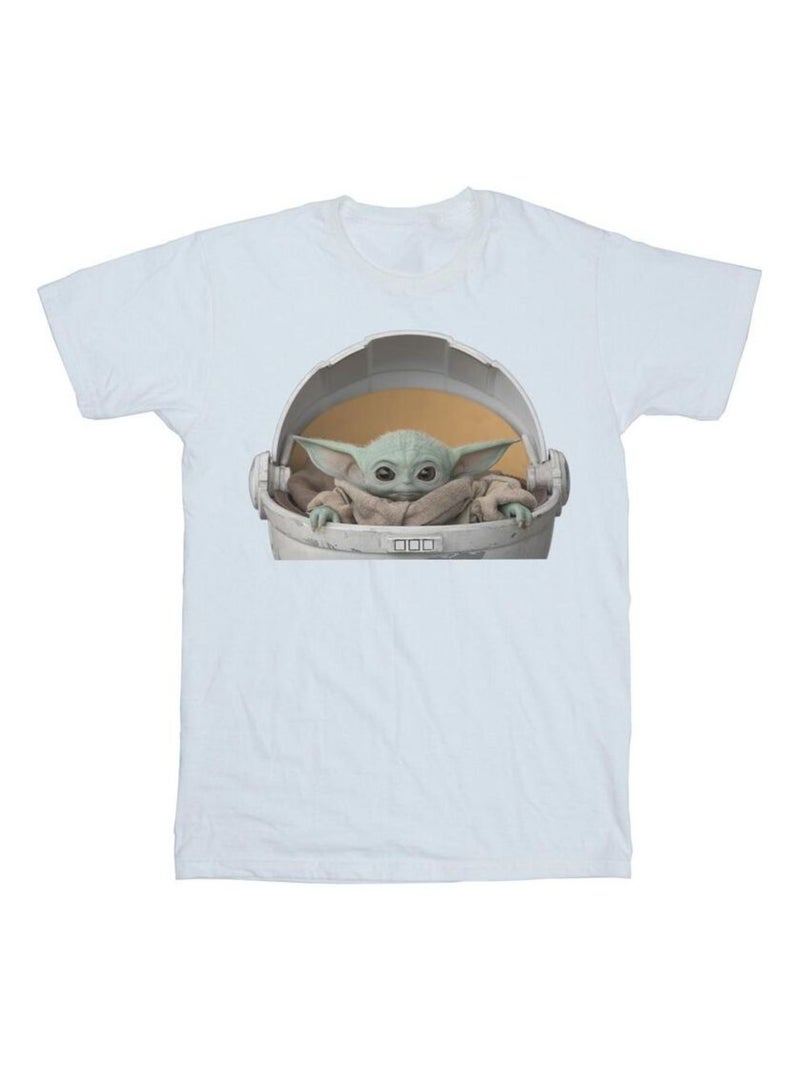 Star Wars - T-shirt THE MANDALORIAN THE CHILD Blanc - Kiabi