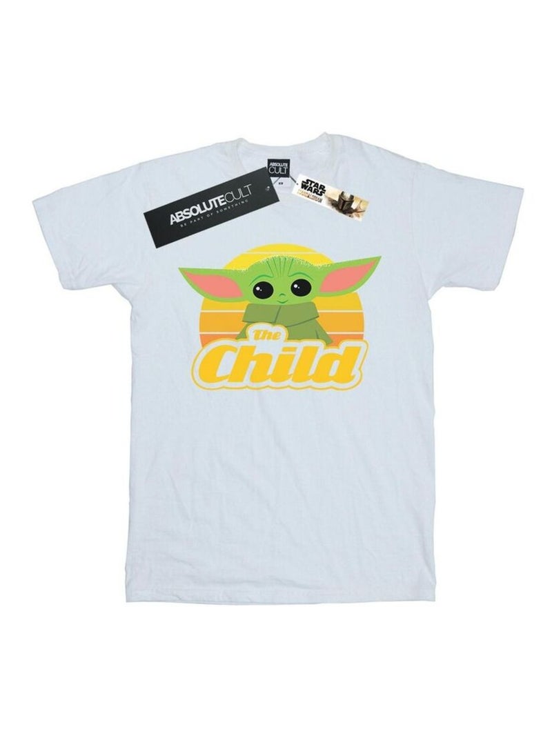 Star Wars - T-shirt THE MANDALORIAN THE CHILD Blanc - Kiabi