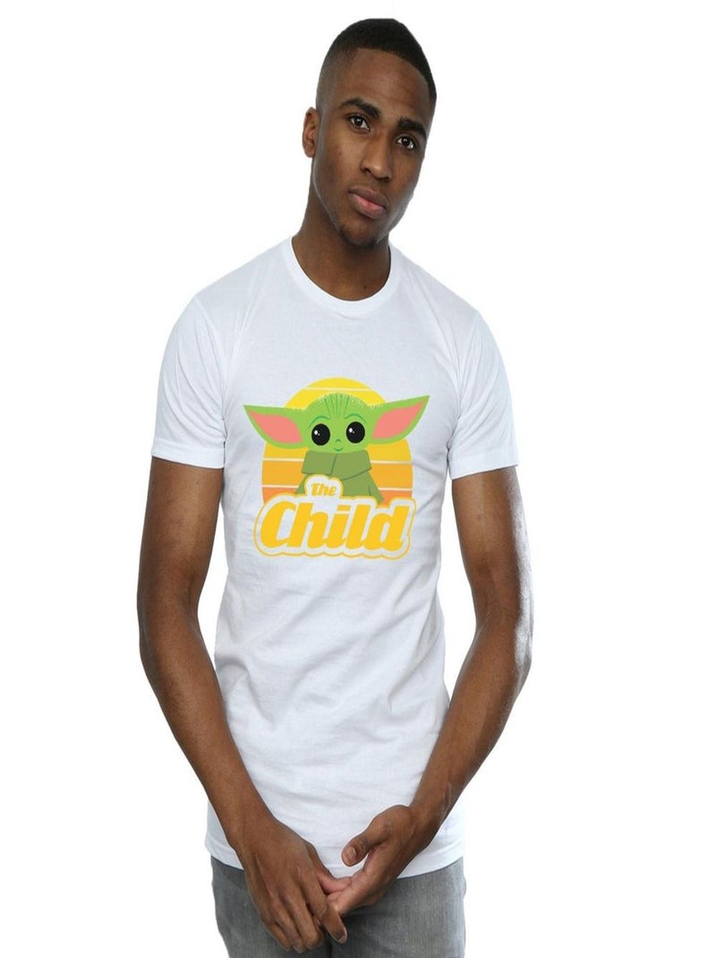 Star Wars - T-shirt THE MANDALORIAN THE CHILD Blanc - Kiabi