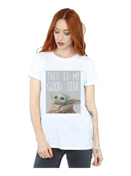 Star Wars - T-shirt THE MANDALORIAN THE CHILD GOOD SIDE - Kiabi