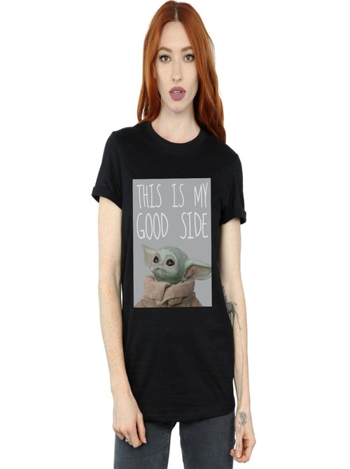 Star Wars - T-shirt THE MANDALORIAN THE CHILD GOOD SIDE - Kiabi
