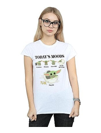 Star Wars - T-shirt THE MANDALORIAN THE CHILD MOODS