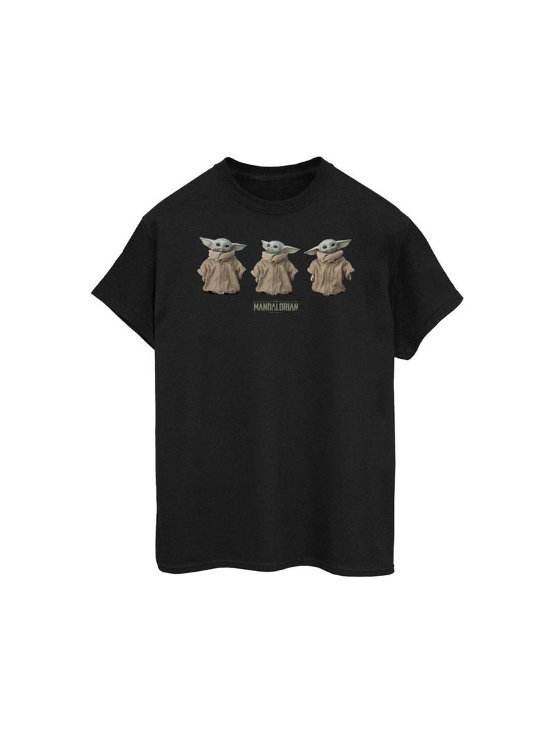 Star Wars - T-shirt THE MANDALORIAN THE CHILD Noir - Kiabi
