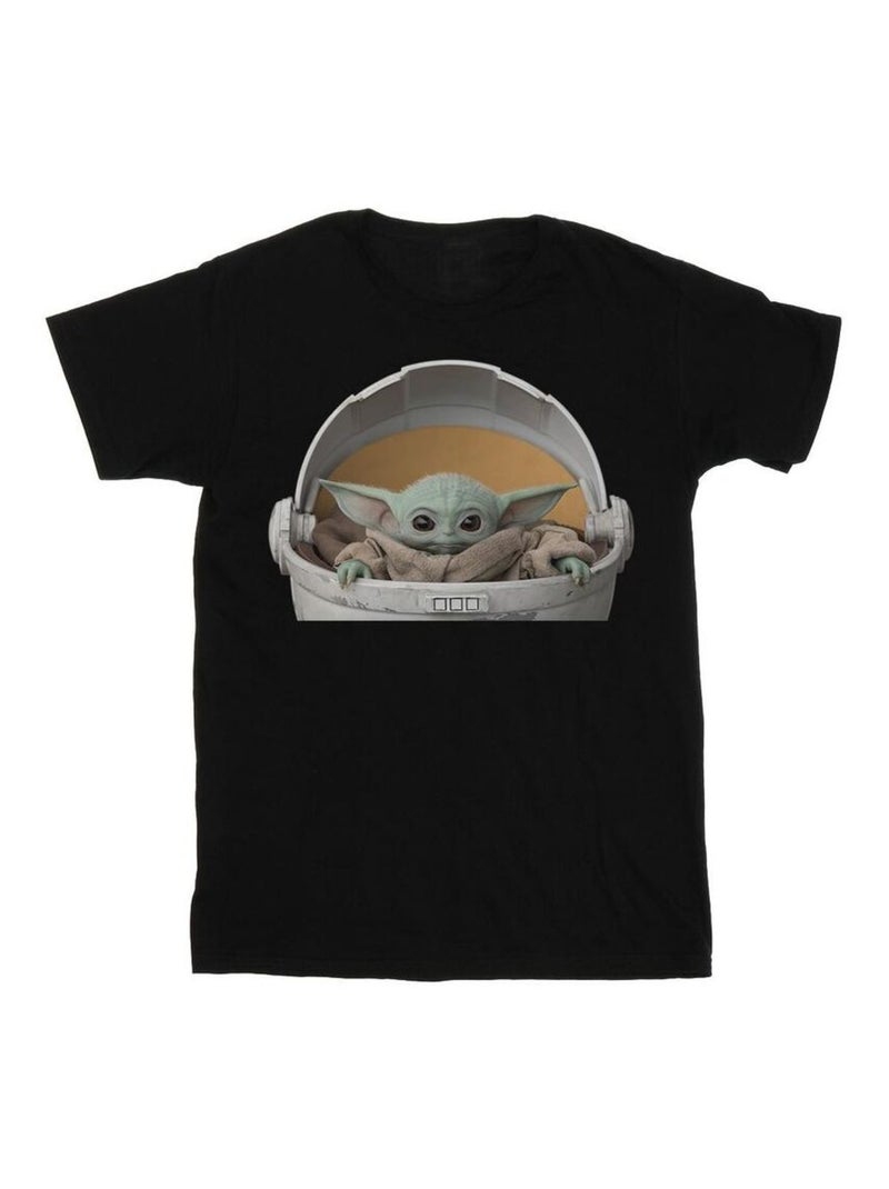 Star Wars - T-shirt THE MANDALORIAN THE CHILD Noir - Kiabi