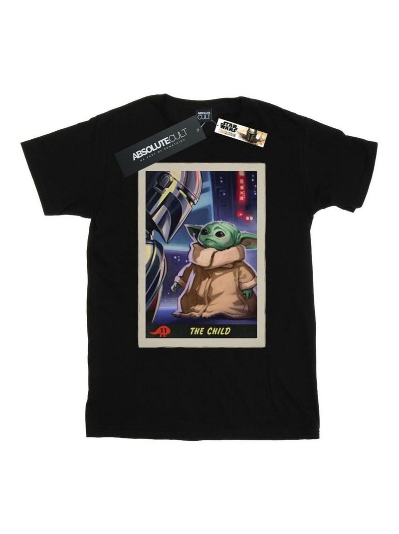 Star Wars - T-shirt THE MANDALORIAN THE CHILD Noir - Kiabi