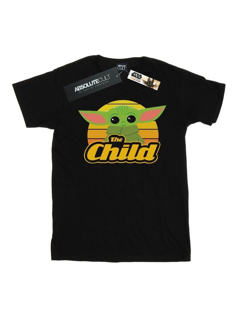 Star Wars - T-shirt THE MANDALORIAN THE CHILD Noir - Kiabi