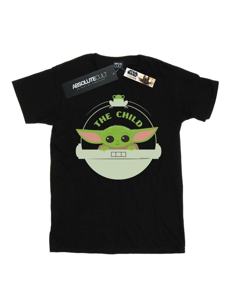 Star Wars - T-shirt THE MANDALORIAN THE CHILD Noir - Kiabi