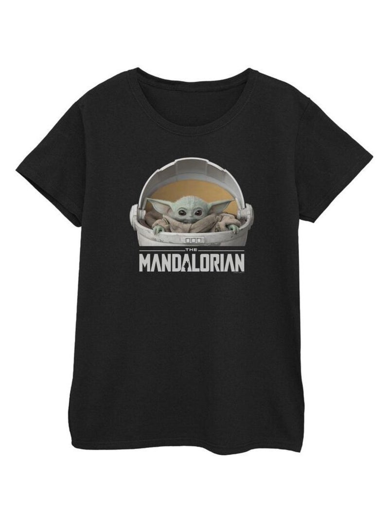Star Wars - T-shirt THE MANDALORIAN THE CHILD Noir - Kiabi