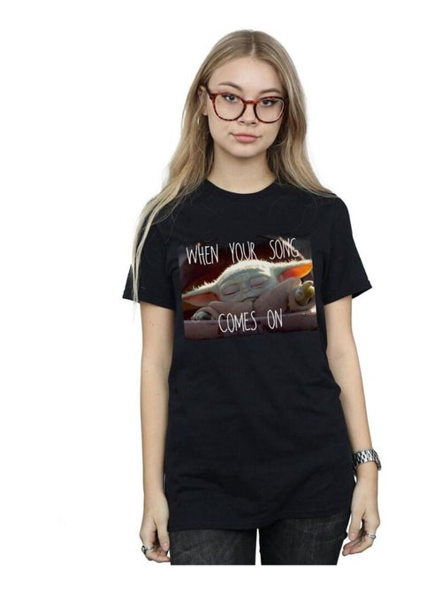 Star Wars - T-shirt THE MANDALORIAN THE CHILD SONG - Kiabi