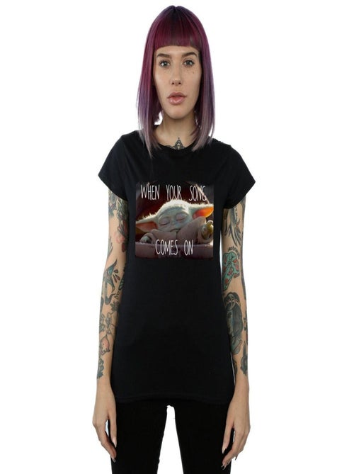 Star Wars - T-shirt THE MANDALORIAN THE CHILD SONG - Kiabi
