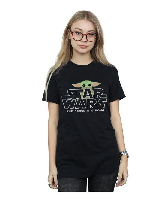Star Wars - T-shirt THE MANDALORIAN THE CHILD STRONG - Kiabi