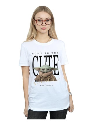 Star Wars - T-shirt THE MANDALORIAN THE CUTE SIDE