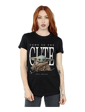 Star Wars - T-shirt THE MANDALORIAN THE CUTE SIDE