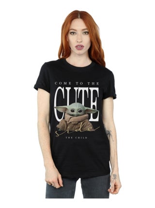 Star Wars - T-shirt THE MANDALORIAN THE CUTE SIDE