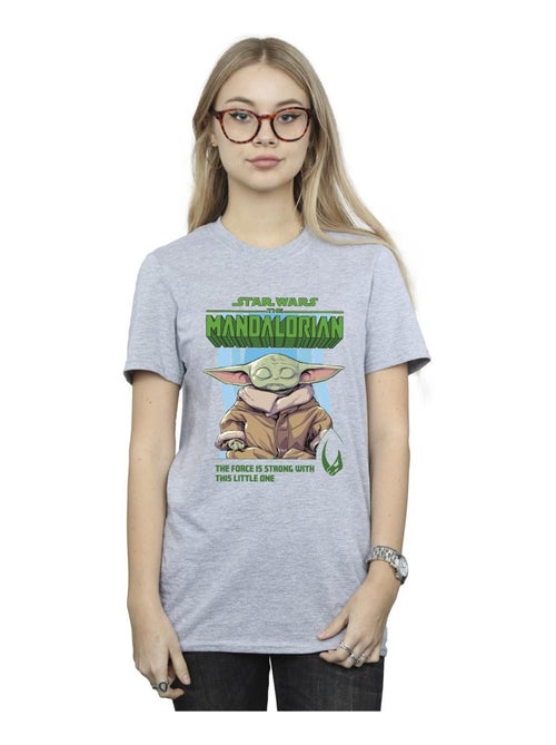 Star Wars - T-shirt THE MANDALORIAN THE FORCE IS STRONG - Kiabi