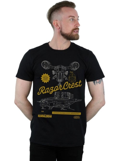 Star Wars - T-shirt THE MANDALORIAN THE RAZOR - Kiabi