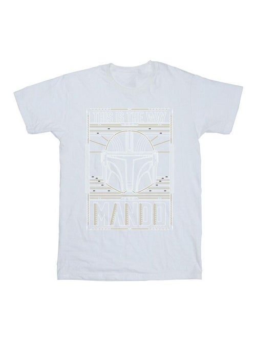Star Wars - T-shirt THE MANDALORIAN THE WAY - Kiabi Star Wars - T-shirt THE MANDALORIAN THE WAY - Kiabi
