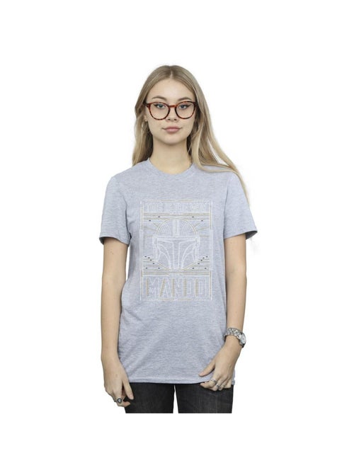 Star Wars - T-shirt THE MANDALORIAN THE WAY - Kiabi Star Wars - T-shirt THE MANDALORIAN THE WAY - Kiabi