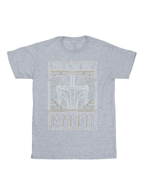 Star Wars - T-shirt THE MANDALORIAN THE WAY - Kiabi Star Wars - T-shirt THE MANDALORIAN THE WAY - Kiabi