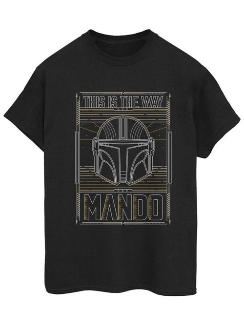 Star Wars - T-shirt THE MANDALORIAN THE WAY - Kiabi Star Wars - T-shirt THE MANDALORIAN THE WAY - Kiabi
