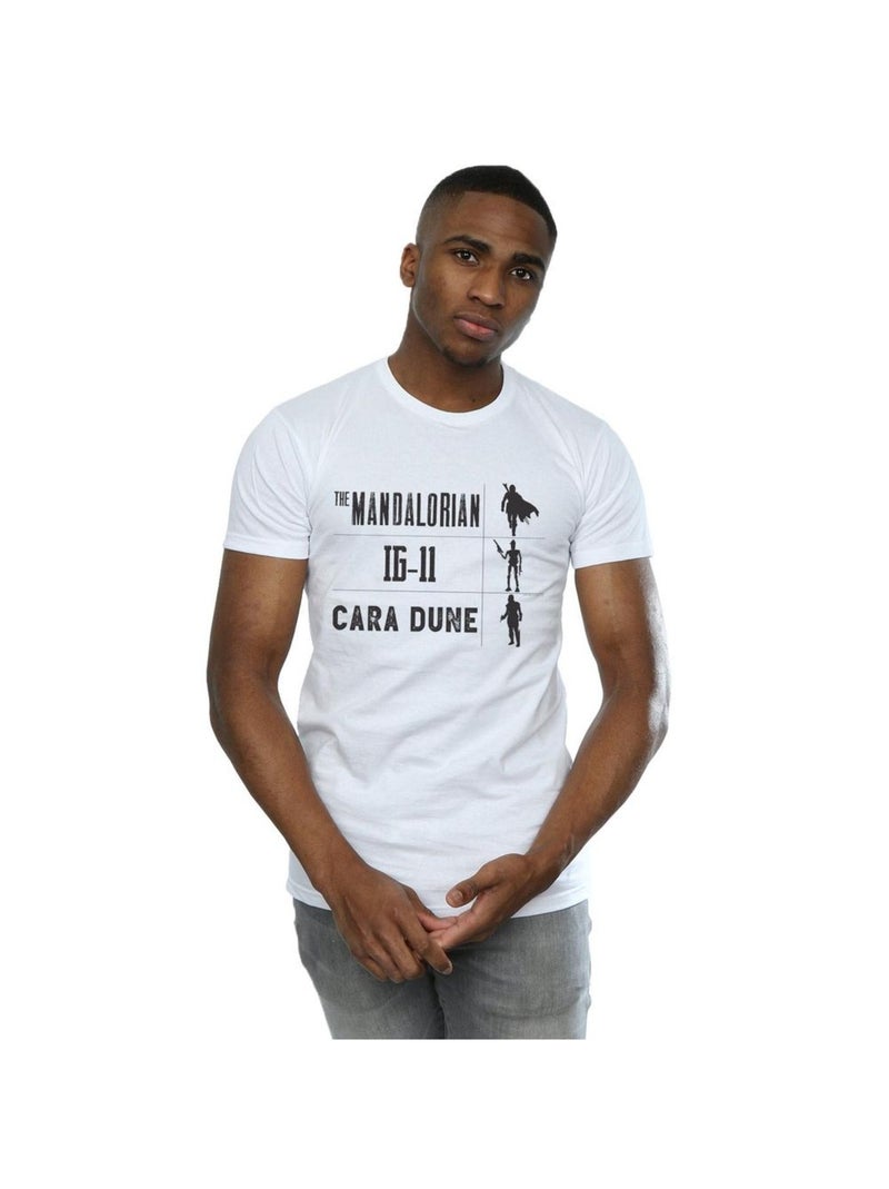 Star Wars - T-shirt THE MANDALORIAN WARRIORS Blanc - Kiabi