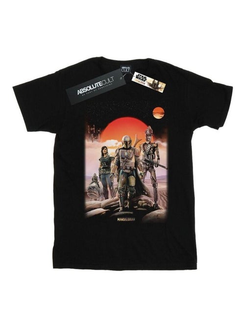 Star Wars - T-shirt THE MANDALORIAN WARRIORS - Kiabi Star Wars - T-shirt THE MANDALORIAN WARRIORS - Kiabi