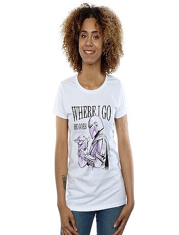 Star Wars - T-shirt THE MANDALORIAN WHERE GO