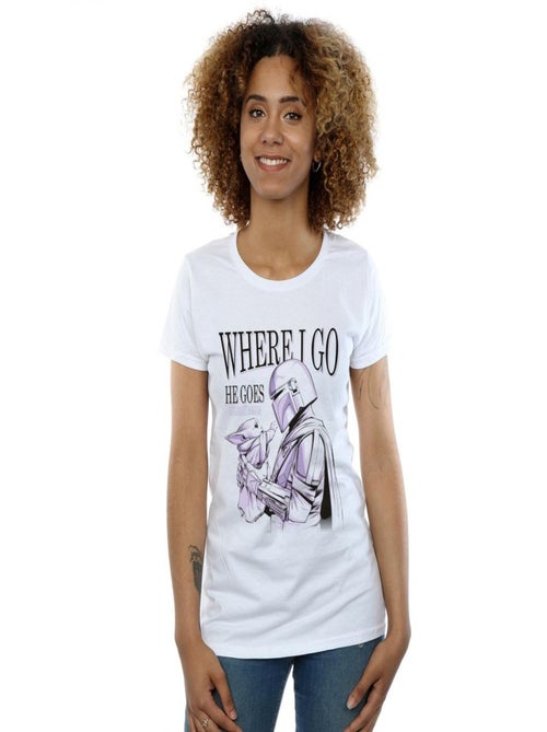 Star Wars - T-shirt THE MANDALORIAN WHERE GO - Kiabi