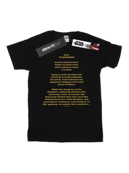 Star Wars - T-shirt THE PHANTOM MENACE OPENING CRAWL - Kiabi