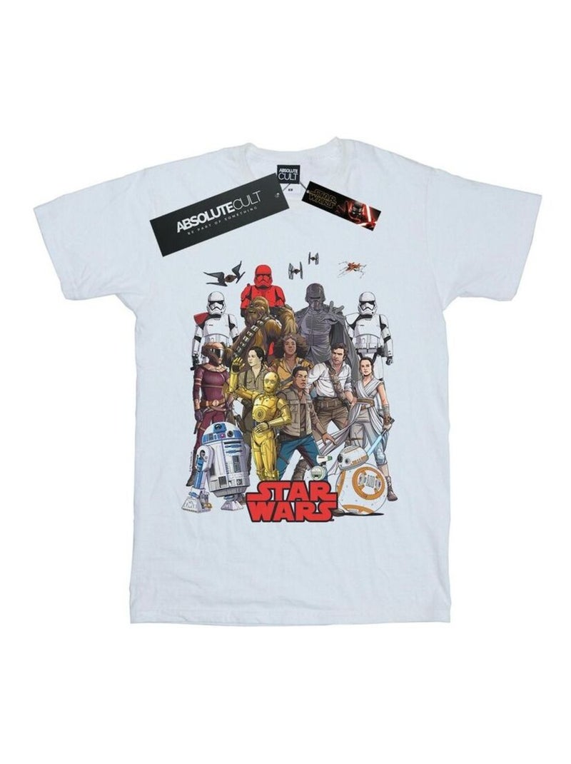 Star Wars - T-shirt THE RISE OF SKYWALKER Blanc - Kiabi