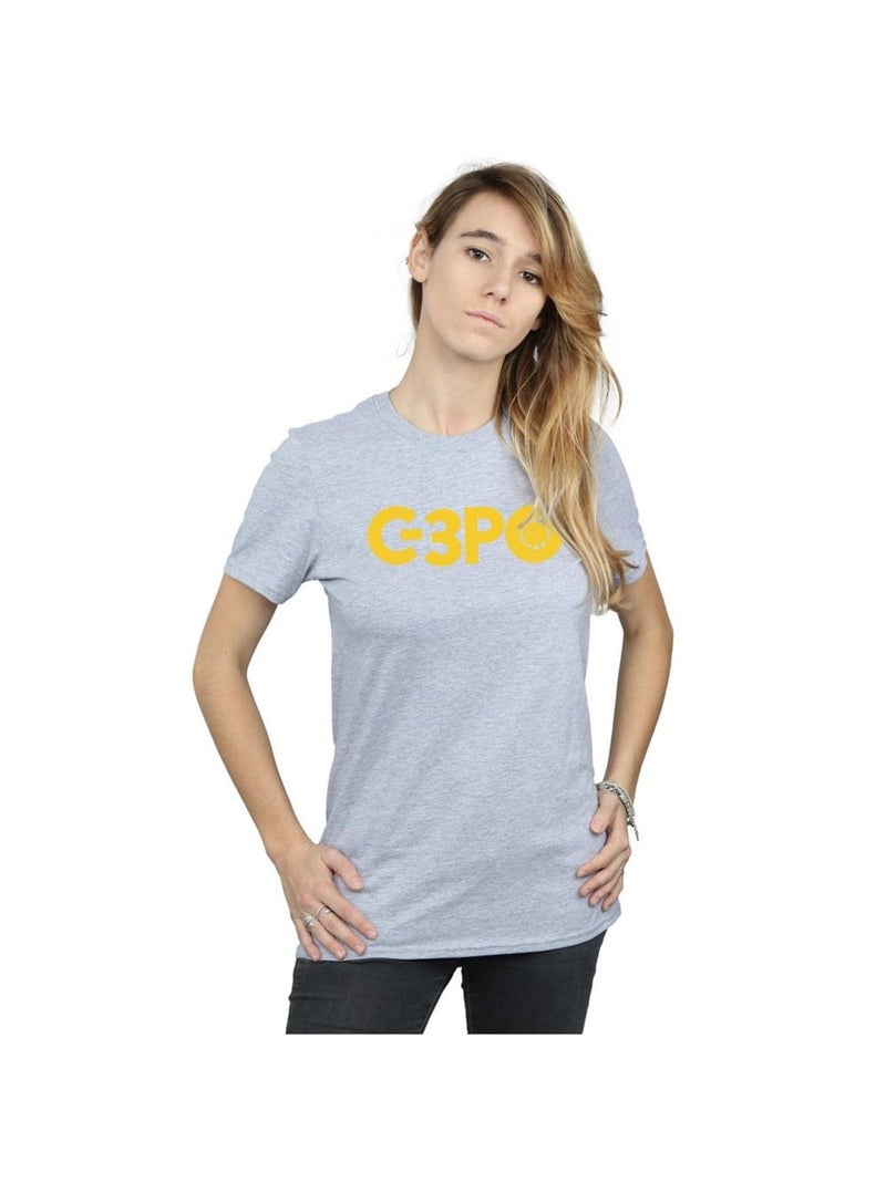 Star Wars - T-shirt THE RISE OF SKYWALKER Gris chiné - Kiabi