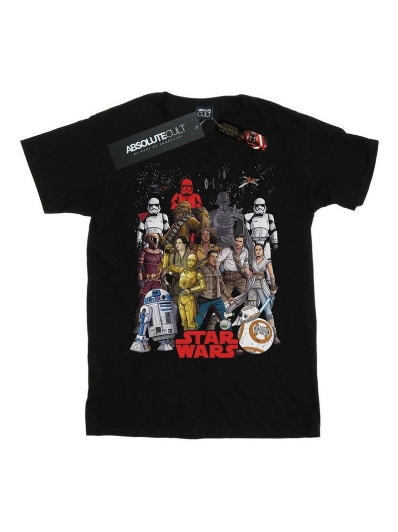 Star Wars - T-shirt THE RISE OF SKYWALKER Noir - Kiabi